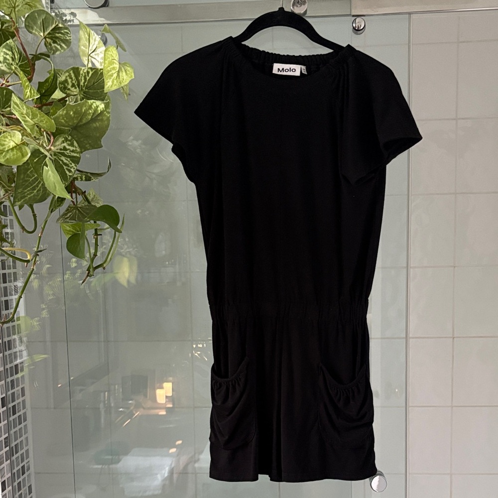 Molo Black Romper with Pocket Detail